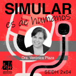 Logo de SEDH con Verónica Plaza